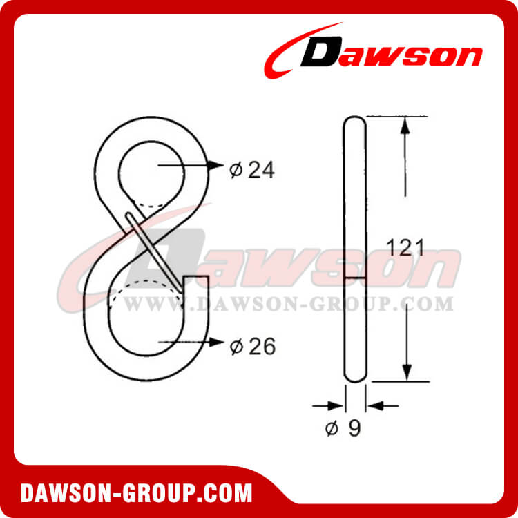 DSSH25084B S フック - Dawson Group Ltd. - 中国メーカー サプライヤー、工場