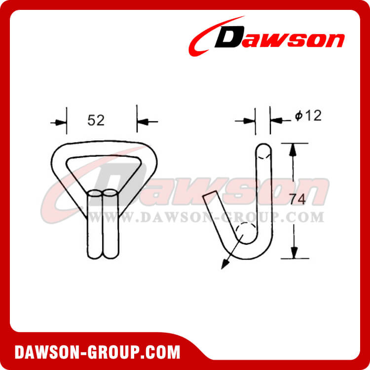 DSWH50505 ワイヤー フック - Dawson Group Ltd. - 中国メーカー、サプライヤー、工場
