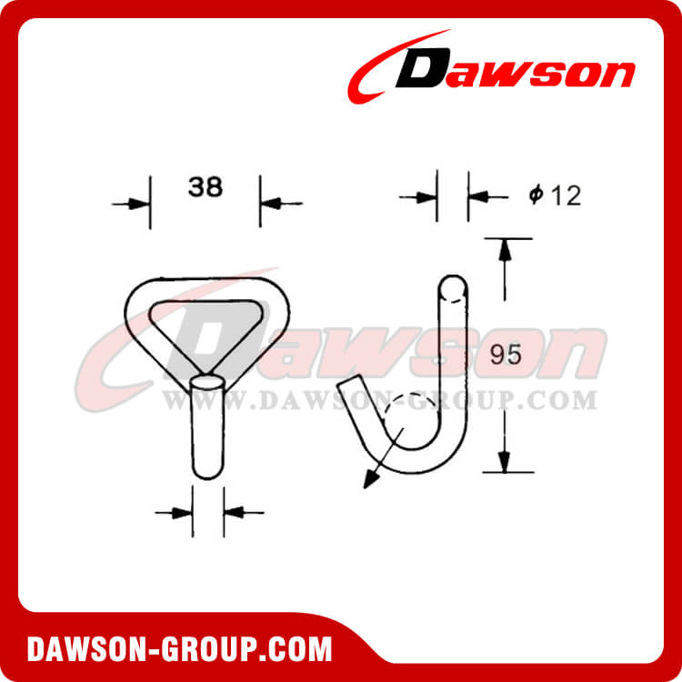 DSJH35201 シングル J フック - Dawson Group Ltd. - 中国メーカー、サプライヤー、工場