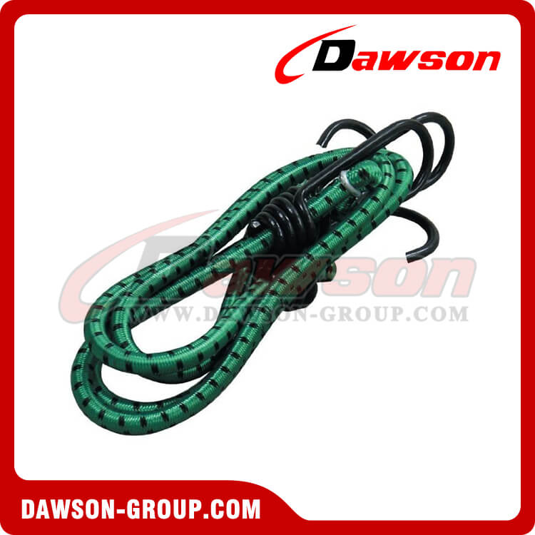 2つのプラスチック製安全フック付き伸縮性ストラップ ES-0070