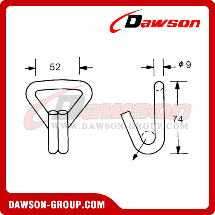 Gancho de alambre DSWH50301 - Dawson Group Ltd. - Fabricante, proveedor y f&aacute;brica de China