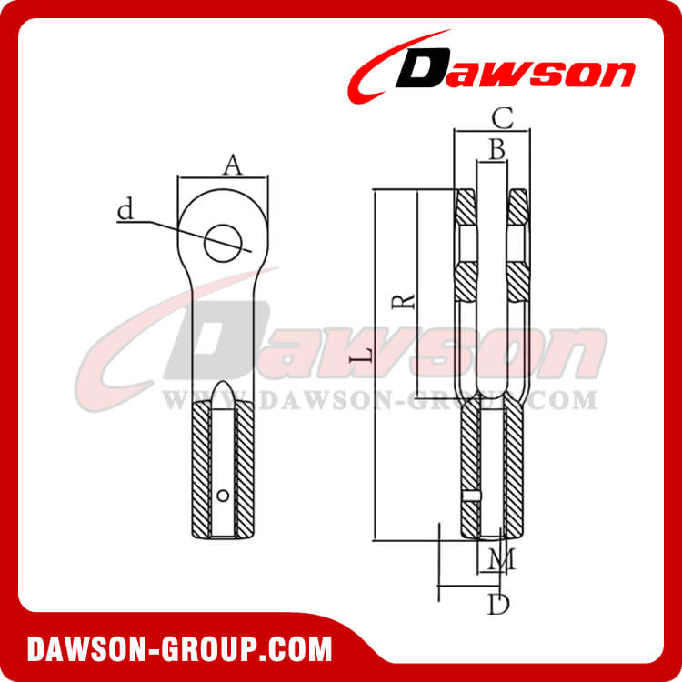 DS172 FORGED U TYPE SOCKET - DAWSON GROUP LTD. - CHINA MANUFACTURER, SUPPLIER, FACTORY DS172 ENCHUFE FORJADO TIPO U - DAWSON GROUP LTD.- FABRICANTE, PROVEEDOR, FÁBRICA DE CHINA
