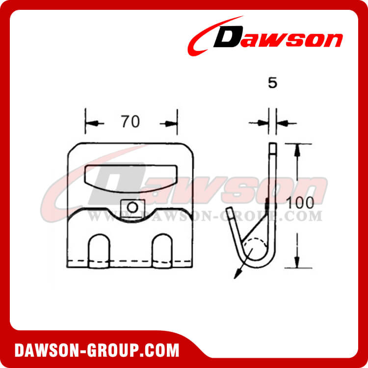 DSFH75801 フラット フック - Dawson Group Ltd. - 中国メーカー、サプライヤー、工場