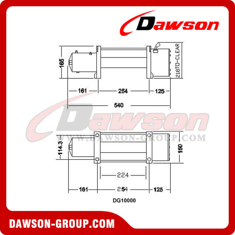 DG10000 の図面 - 電動ウインチ - Dawson Group Ltd. - 中国メーカー、サプライヤー、工場