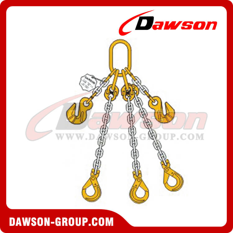 T-DS032-DS082-DS085 Eslinga de cadena de triple pierna para elevaci&oacute;n - Dawson Group Ltd. - Fabricante de China