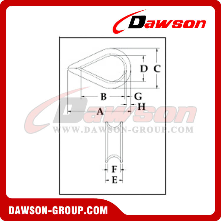 Dedales de cable est&aacute;ndar G411 - Dawson Group Ltd. - Fabricante, proveedor, f&aacute;brica y exportador de China