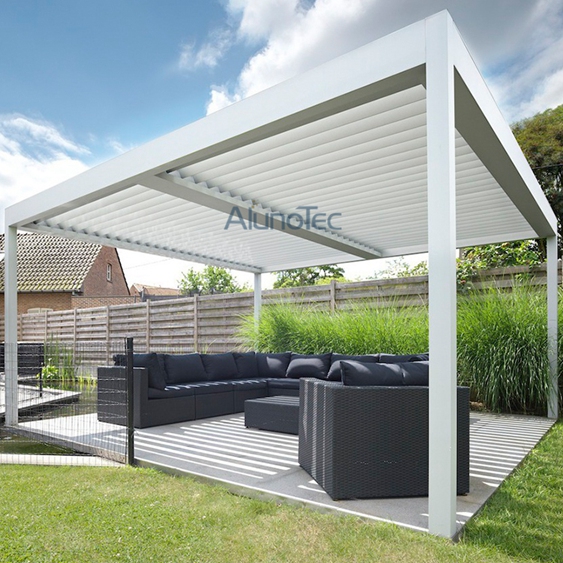 Automatic Aluminum Louvered Pergola Kits - Buy Aluminum Pergola