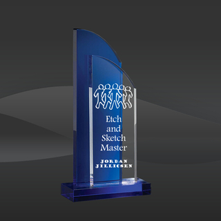 Blue Crystal Double Award (T-SDT409)