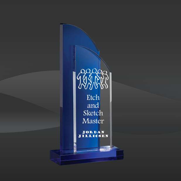 Blue Crystal Double Award (T-SDT409)