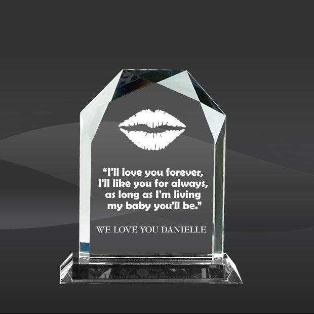 Crystal Beveled Arch Award (T-CBJ67)