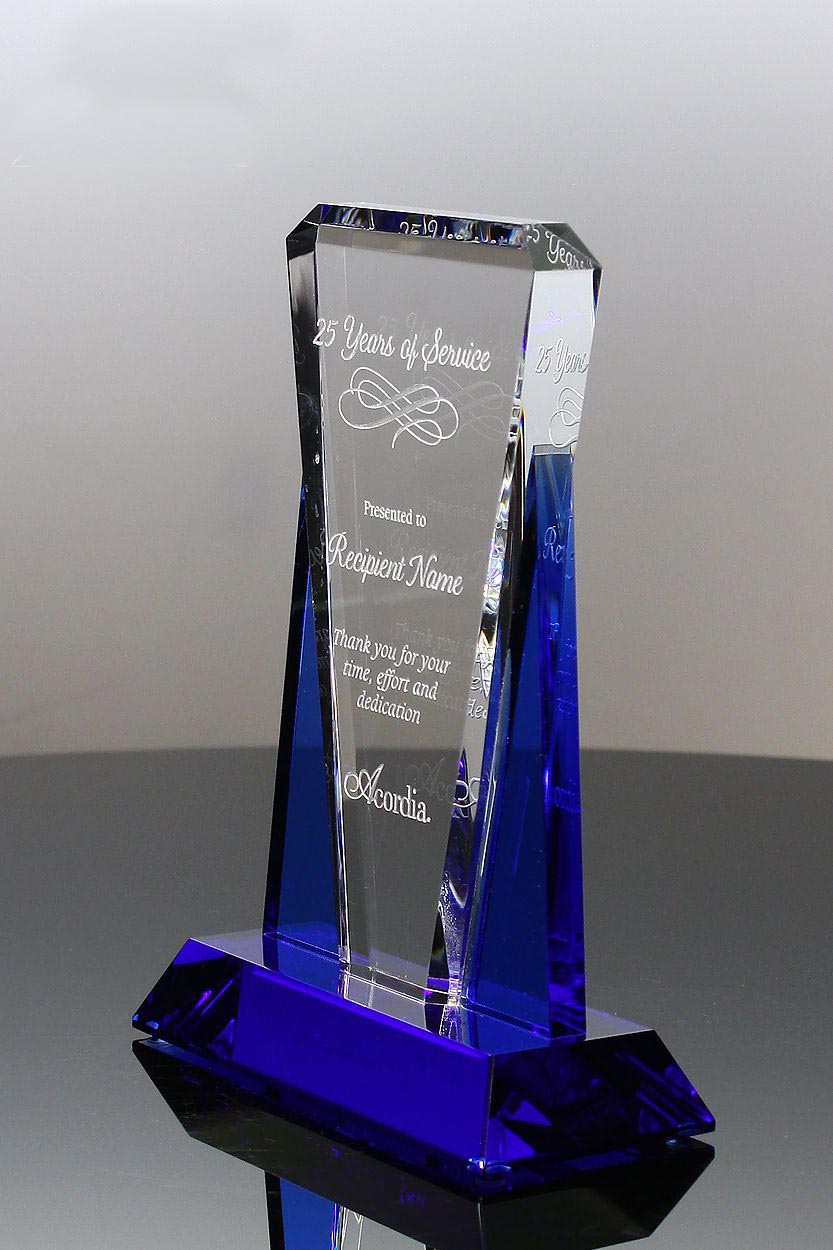 Sapphire Quest Crystal Award