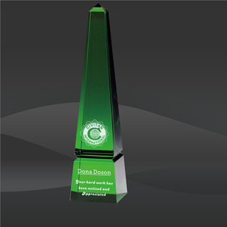 Green Crystal Obelisk Award (DMC-DCA163G)