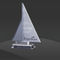 Crystal Clear Sailboat Award (DMC-DCA117C, DMC-DCA118C, DMC-DCA119C)