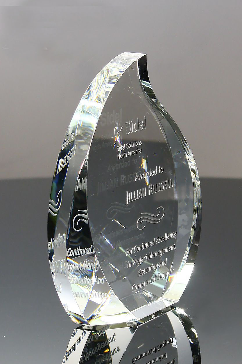 Atlantis Crystal Flame Commemorative Award