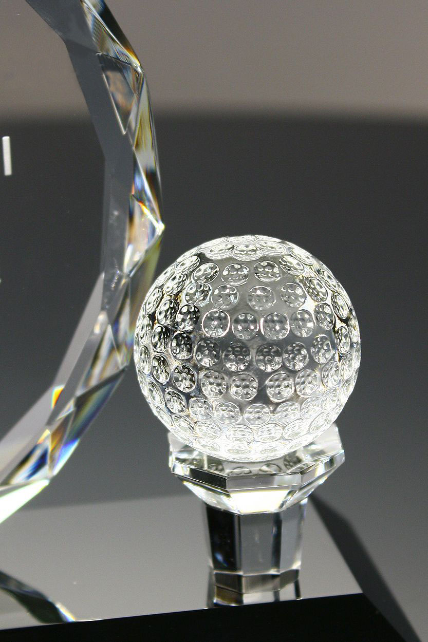 Optic Crystal Golf Award for Corporations Trophies
