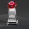 Red Diamond Spire Crystal Award (JC-1010R)