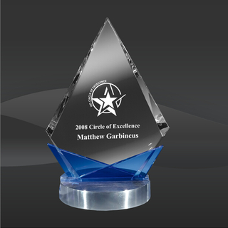 Blue Supreme Crystal Award (MPI-CR-A1067BU-8)