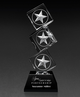 Climbing Star Crystal Trophy (CT-552)