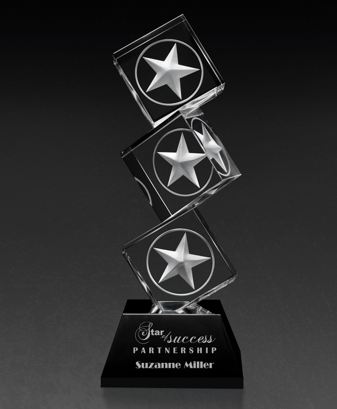 Climbing Star Crystal Trophy (CT-552)