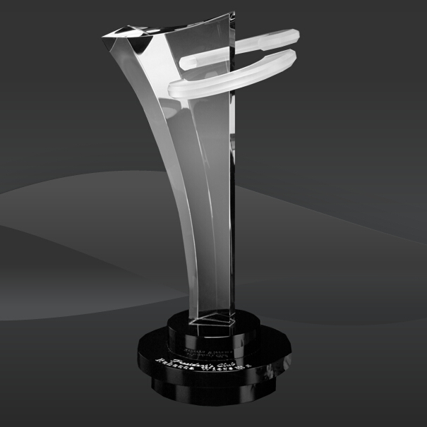 Innovative Power Crystal Award (CD-6974)