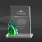 Green Lead Tower Crystal Award (MPI-CR-A1105GR-7)