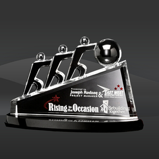 Coalition Teamwork Crystal Award (CD-4109)