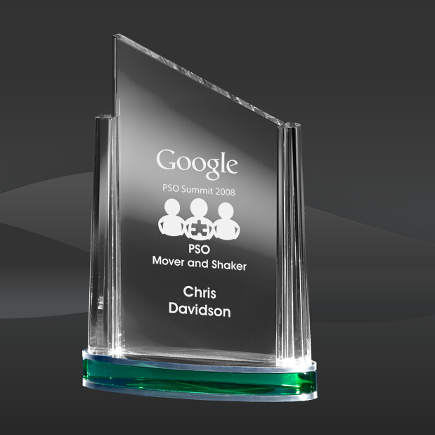 Rising Edge Crystal Award (MPI-CR-A1084GR-8)