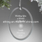 Crystal Glass Christmas Holiday Ornament/Decoration for Souvenir Gift