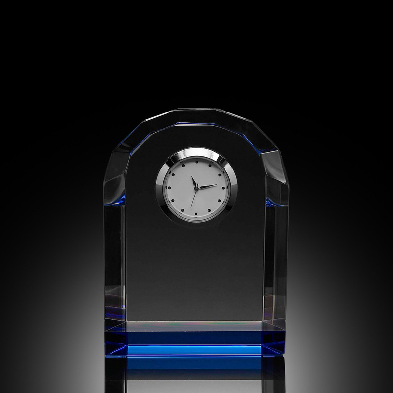 Blue Tekno Crystal Clock (#5012)