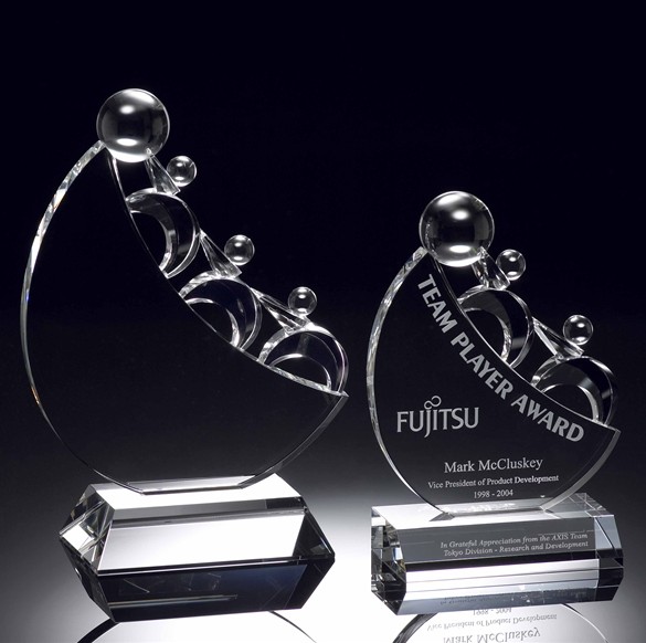 Blue and Clear Advancement Award for Years of Service Awards (#5208)