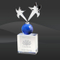 Blue Crystal Globe Star Block (DMC-DCS397)