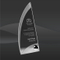 Ergo Sail Crystal Award (JC-1030S, JC-1030L)