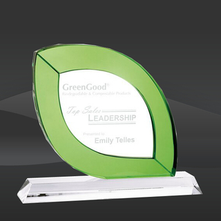 Green Leaf Crystal Award (MP-OPT6612)
