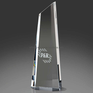 Polygon Obelisk Optical Crystal Award (CA-1255)
