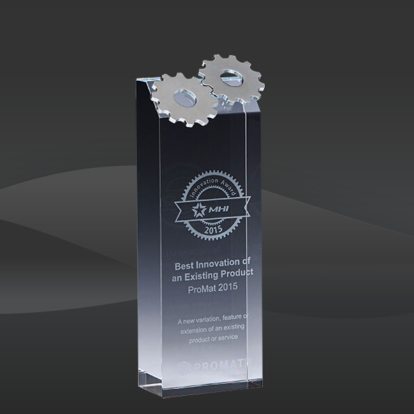 Robust Gears Tower Crystal Award (CIP-YJ348GS, CIP-YJ348GL)