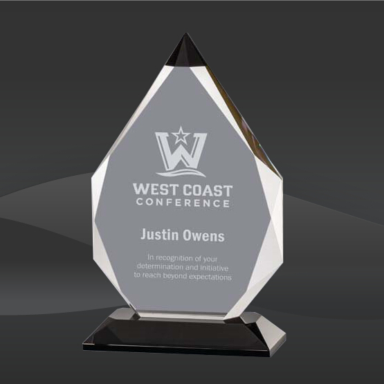 Black Granville Crystal Award (EE-OPT3621-K, EE-OPT3622-K, EE-OPT3623-K)