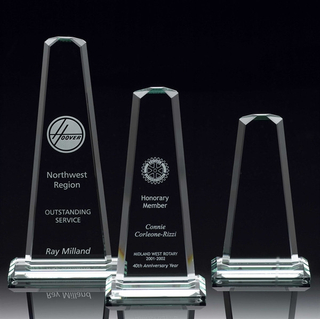 Admirals Tower Jade Glass Award (#30231, #30232, #30233)