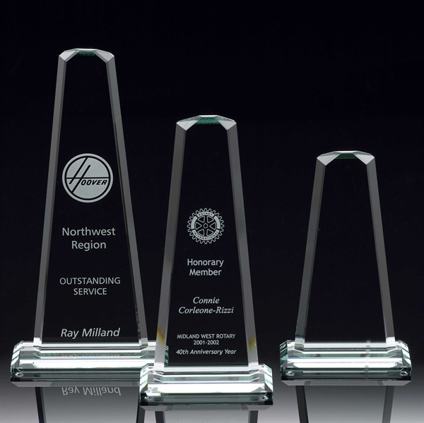 Admirals Tower Jade Glass Award (#30231, #30232, #30233)