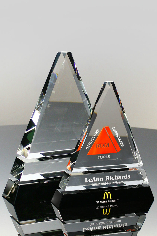 Management Pyramid Crystal Award (#5184, #5189)