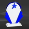 Blue Crystal Star Crown Award (SCT-B5909)