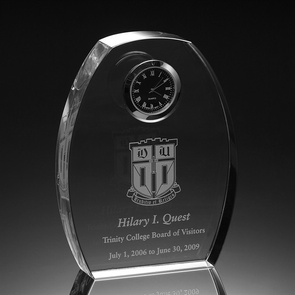 Obsession Crystal Clock Award (#5005)