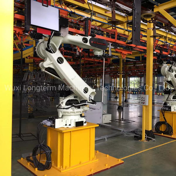 Cost Effective Automatic Spray Painting Machine for Car Wheel Hub Transport Equipment, Metal Coating Machinery for Car Hubcap!
