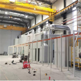 CNG Cylinder Powder Coating Line, Spray Painting Booth for Oxygen Cylinder