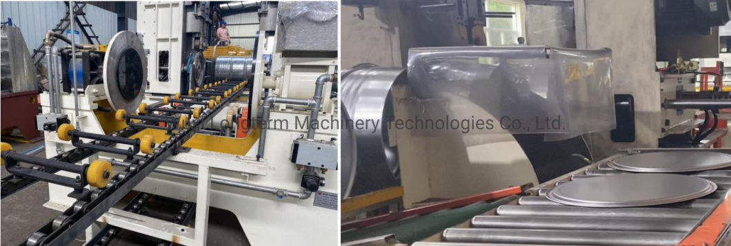 Automatic Flanging Beading Seaming Machine for 55 Gallon Standard Tight Head Steel Drum^