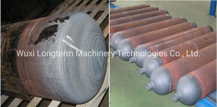 Roller Type Hot Spinning Machine for CNG Cylinders of Diameter 232 mm to 406 mm and Length of 600 mm to 2500 mm.