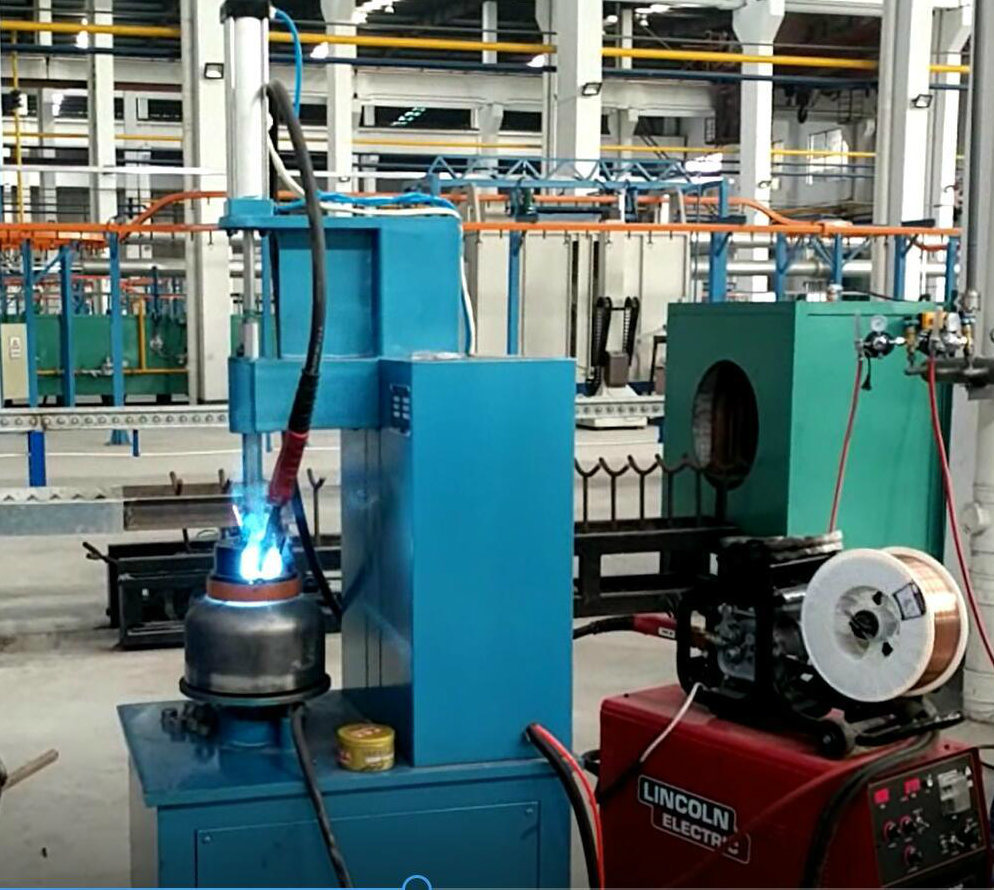 LPG Cylinder Valve Bung Welding Machine