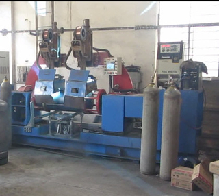 LPG Cylinder Double Head Circumferential Seam Welding Machine