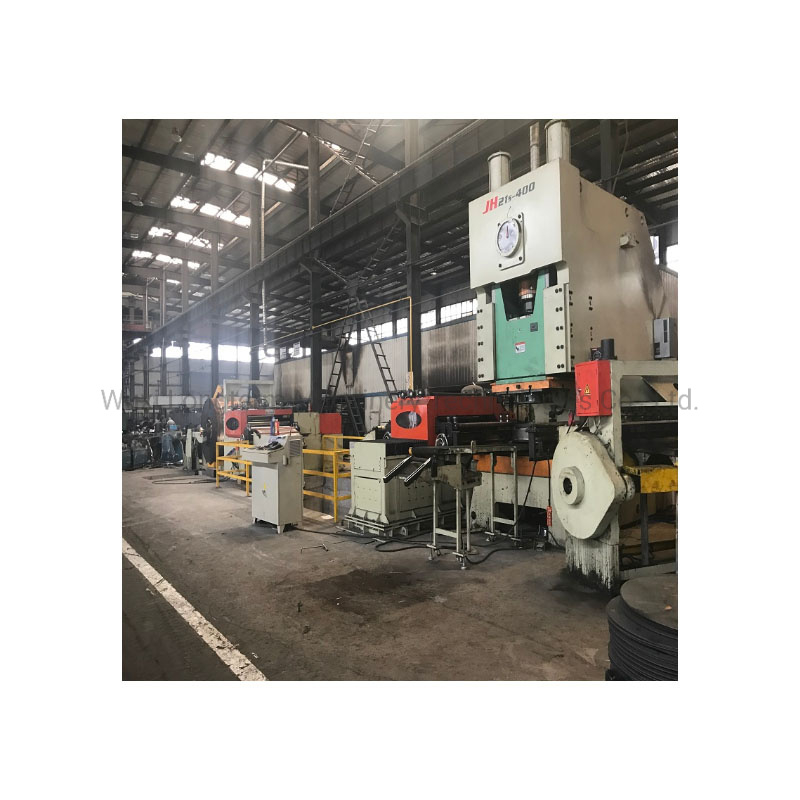 LPG Gas Cylinder Decoiler, Straightening and Blanking Line