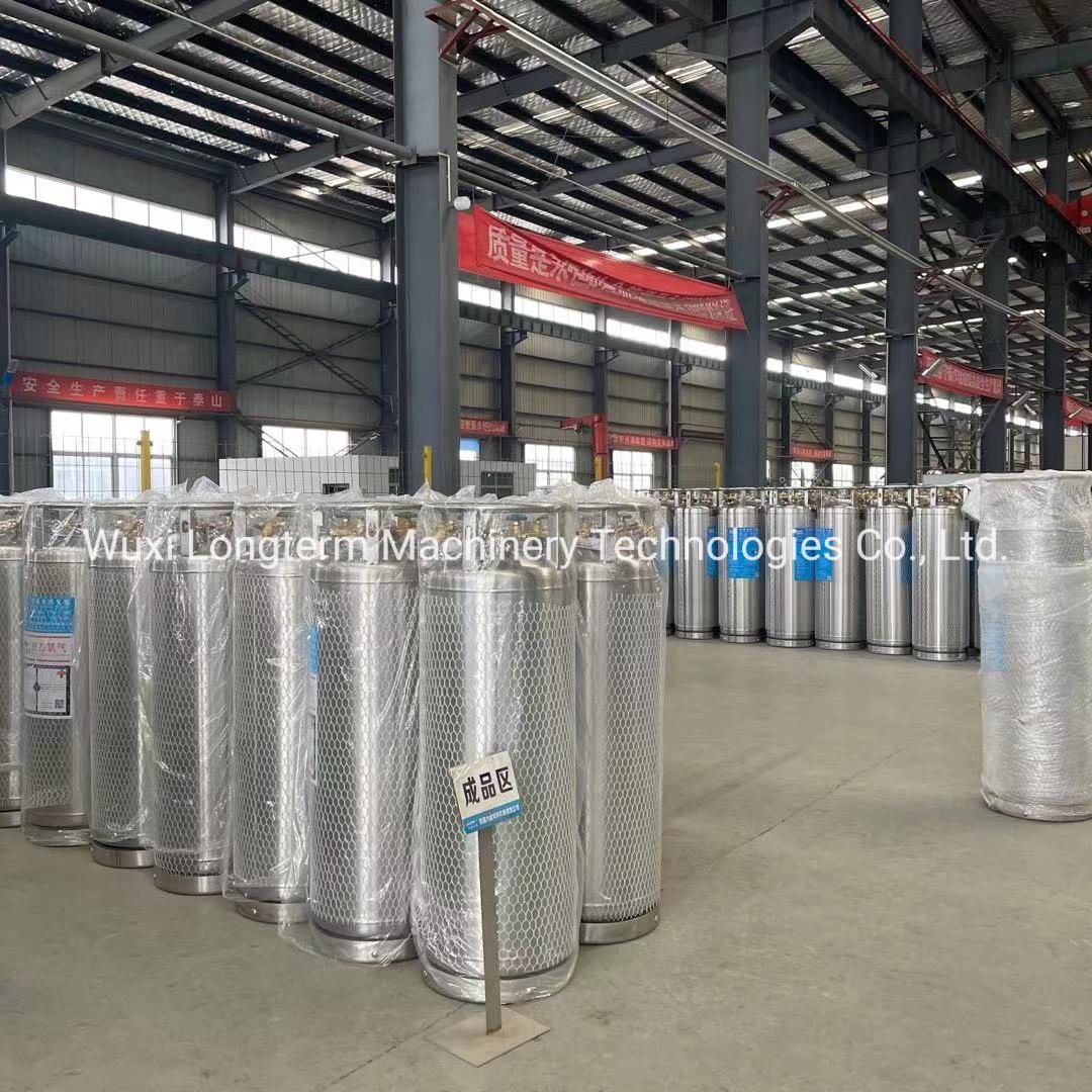 210L Liquid Oxygen/Nitrogen/Argon/CO2 Storage Tank Dewar Cryogenic LNG Gas Cylinder