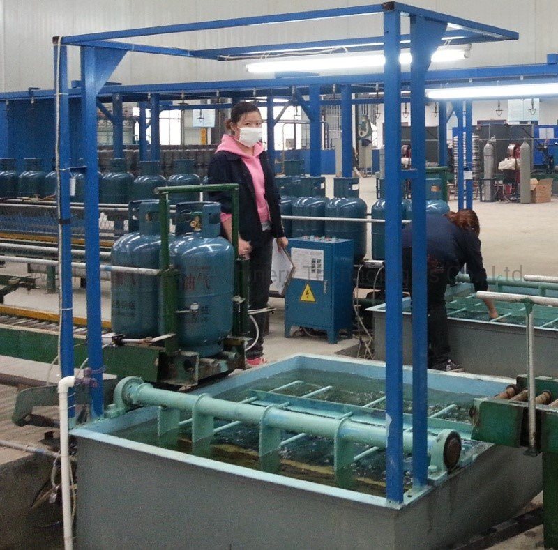 Fully Automatic LPG Gas Cylinder Leakage Testing Machine in LPG Cylinder Production Line